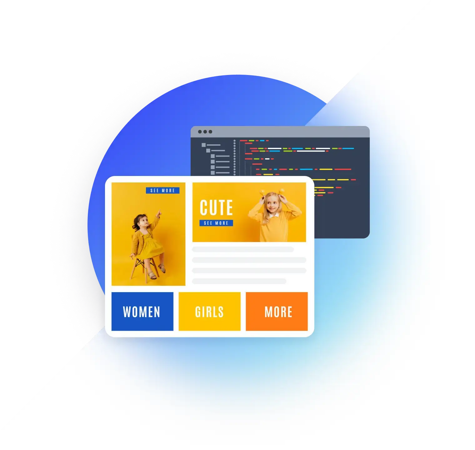 Easily create highly customized, visually appealing emails
