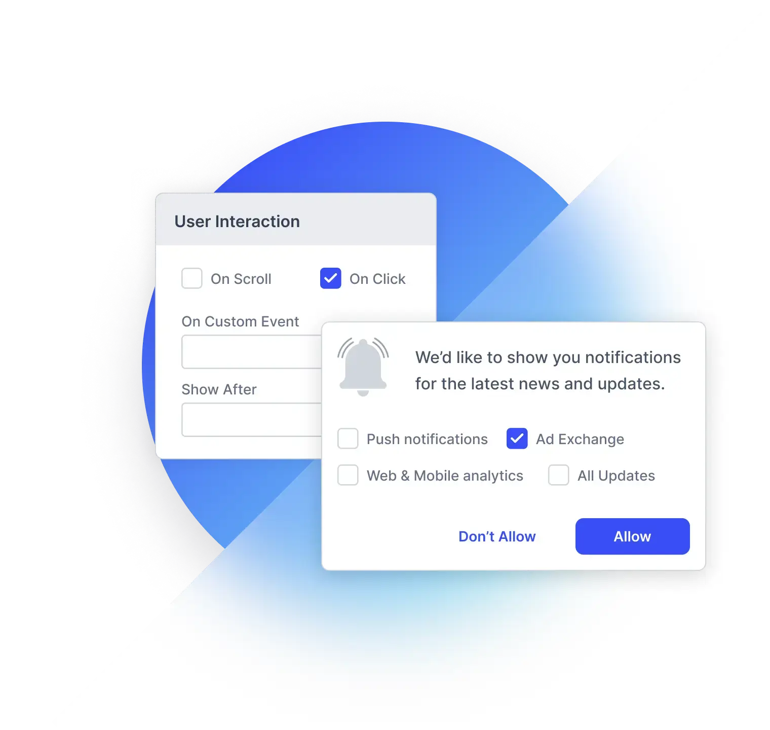 Custom prompt at the custom time